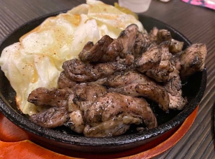鶏の炭火焼き
